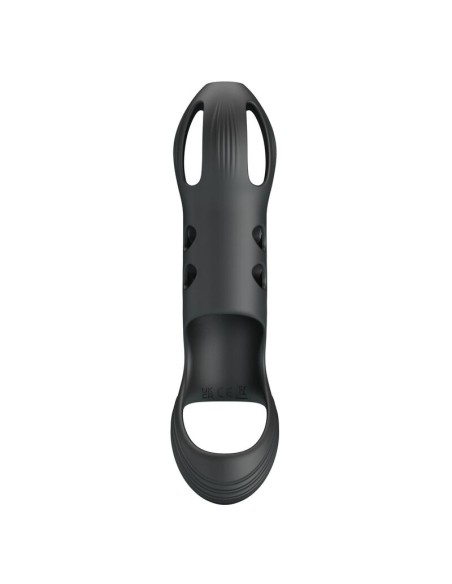 PRETTY LOVE - CRAIG RECHARGEABLE VIBRATING PENIS RING BLACK