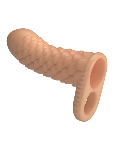 PRETTY LOVE - NESMITH PENIS EXTENSION SLEEVE 13 CM Ø 3.8 CM NATURAL
