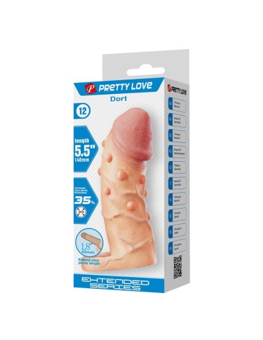 PRETTY LOVE - DORT PENIS EXTENSION SLEEVE 14 CM...