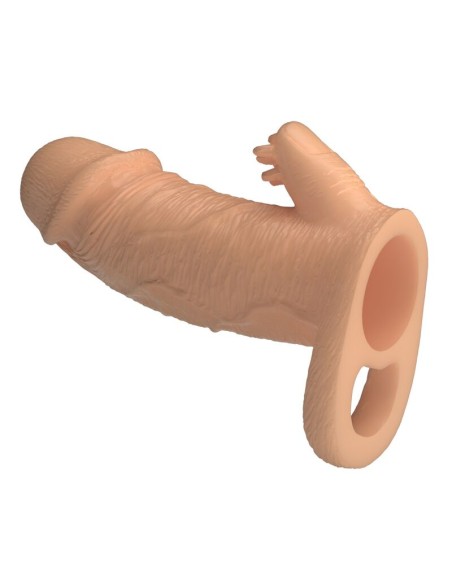 PRETTY LOVE - RODERIC PENIS EXTENSION SLEEVE 13 CM Ø 3.8 CM NATURAL