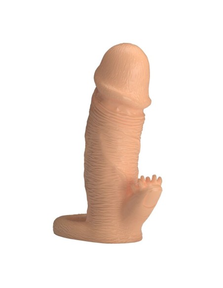 PRETTY LOVE - RODERIC PENIS EXTENSION SLEEVE 13 CM Ø 3.8 CM NATURAL