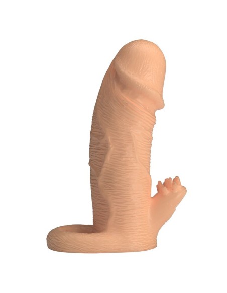 PRETTY LOVE - RODERIC PENIS EXTENSION SLEEVE 13 CM Ø 3.8 CM NATURAL
