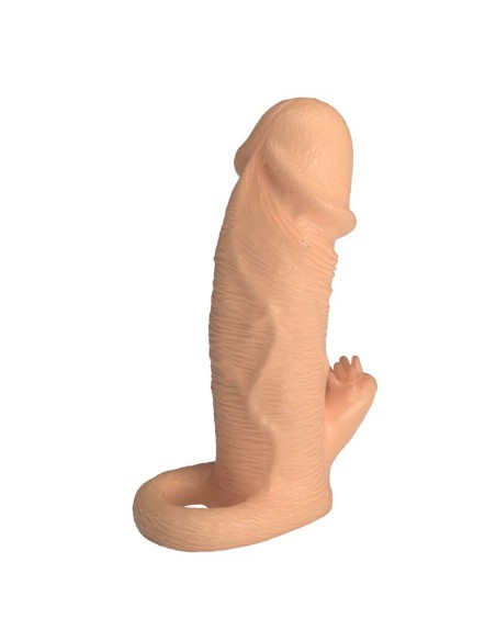 PRETTY LOVE - RODERIC PENIS EXTENSION SLEEVE 13 CM Ø 3.8 CM NATURAL
