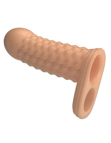 PRETTY LOVE - WOLFRAM PENIS EXTENSION SLEEVE 11.5 CM Ø 3.8 CM NATURAL