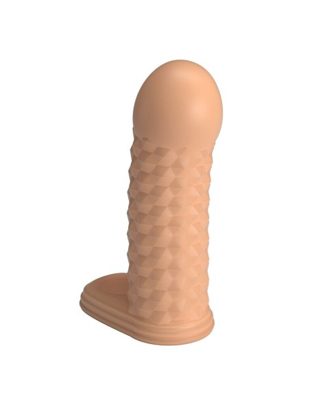 PRETTY LOVE - WOLFRAM PENIS EXTENSION SLEEVE 11.5 CM Ø 3.8 CM NATURAL