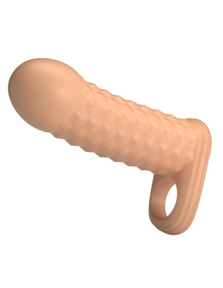 PRETTY LOVE - WOLFRAM PENIS EXTENSION SLEEVE 11.5 CM Ø 3.8 CM NATURAL
