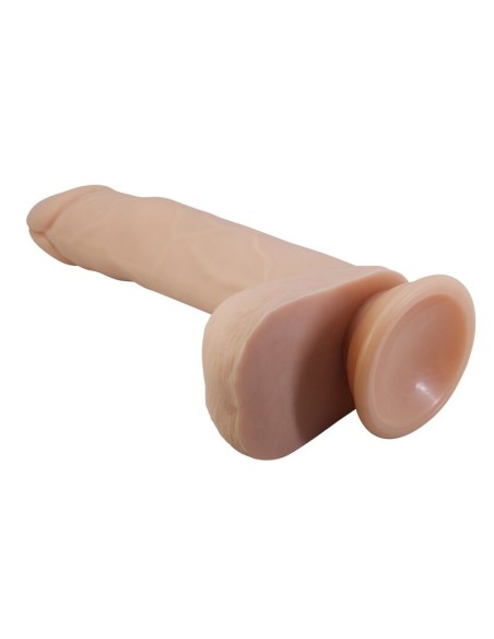 PRETTY LOVE - DAVEY THRUSTING  ROTATING VIBRATING DILDO REMOTE CONTROL 22.5 CM Ø 4.8 CM NATURAL