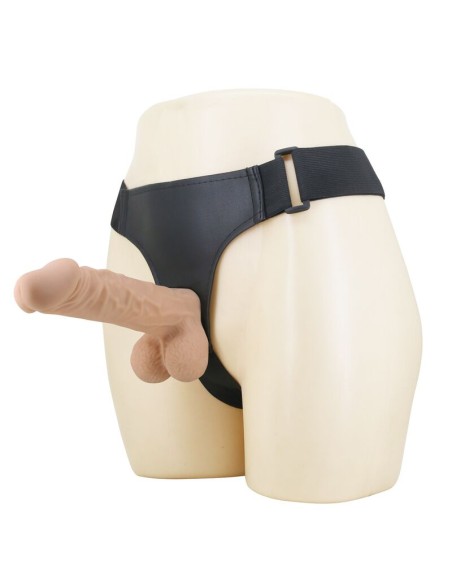 PRETTY LOVE - JOLYON HARNESS WITH FLEXIBLE DILDO 22 CM Ø 4.8 CM NATURAL