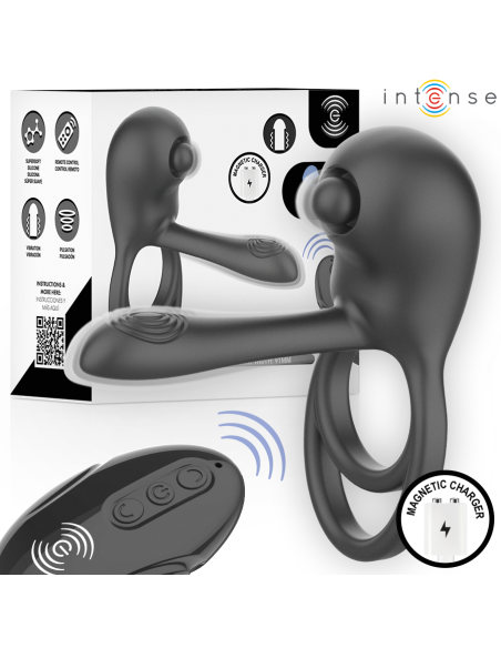 INTENSE - SPIKE REMOTE CONTROL VIBRATING PENIS RING