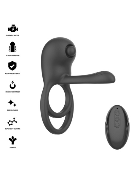 INTENSE - SPIKE REMOTE CONTROL VIBRATING PENIS RING