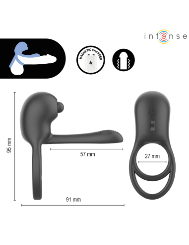 INTENSE - SPIKE REMOTE CONTROL VIBRATING PENIS...