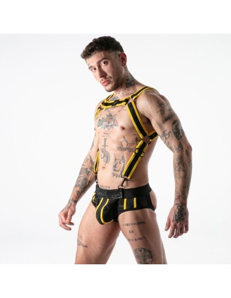 LOCKER GEAR - ARNÉS FULL MILITARY ACCESS NEGRO S/M