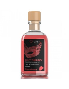 ORGIE - LIPS MASSAGE STRAWBERRY KISSABLE MASSAGE SET 100 ML 2
