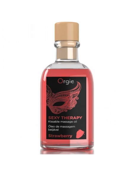 ORGIE - LIPS MASSAGE STRAWBERRY KISSABLE MASSAGE SET 100 ML
