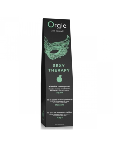 ORGIE - LIPS MASSAGE APPLE KISSABLE MASSAGE SET 100 ML