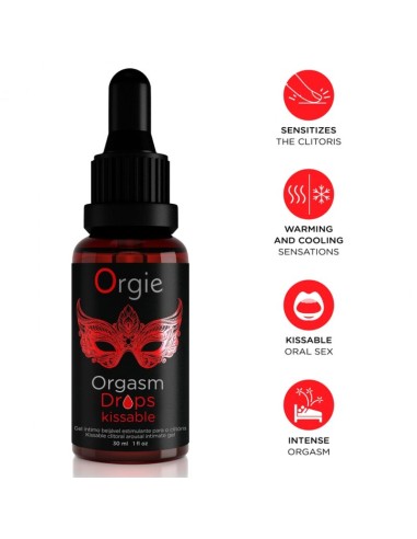 ORGIE - ORGASM DROPS KISSABLE CLITORAL AROUSAL...