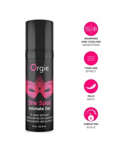 ORGIE - SHE SPOT G-SPOT AROUSAL INTIMATE GEL 15 ML