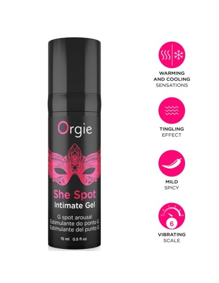 ORGIE - SHE SPOT G-SPOT AROUSAL INTIMATE GEL 15 ML