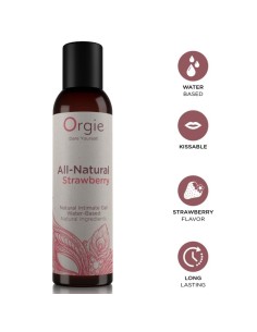 ORGIE - ALL-NATURAL STRAWBERRY KISSABLE WATER-BASED...