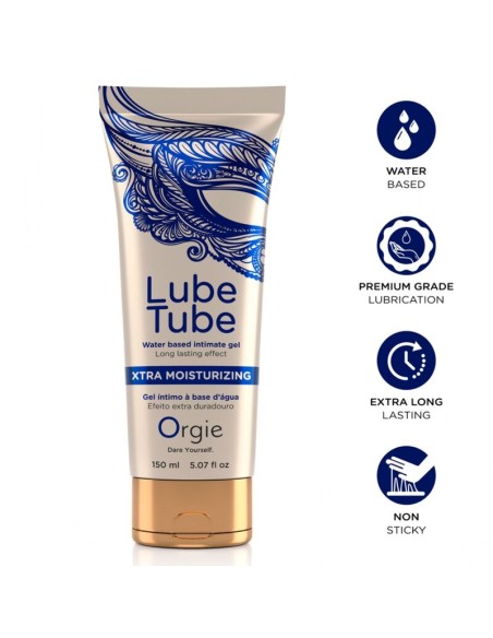 ORGIE - LUBE TUBE XTRA MOISTURIZING WATER-BASED INTIMATE GEL 150 ML