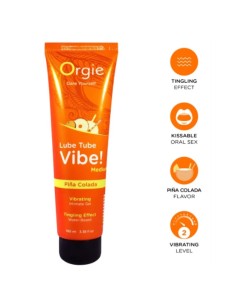 ORGIE - LUBE TUBE VIBE! PIÑA COLADA KISSABLE INTIMATE GEL...