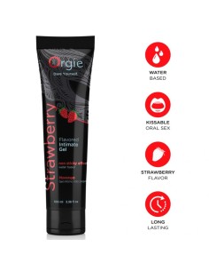 ORGIE - LUBE TUBE STRAWBERRY KISSABLE WATER-BASED...