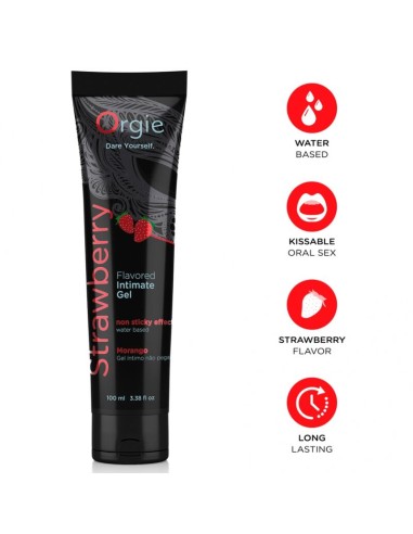 ORGIE - LUBE TUBE STRAWBERRY KISSABLE...