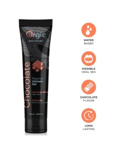ORGIE - LUBE TUBE CHOCOLATE KISSABLE WATER-BASED INTIMATE...