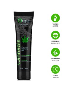 ORGIE - LUBE TUBE CANNABIS KISSABLE WATER-BASED INTIMATE...