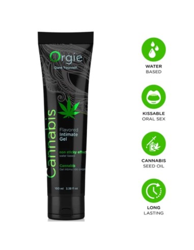 ORGIE - LUBE TUBE CANNABIS KISSABLE WATER-BASED...
