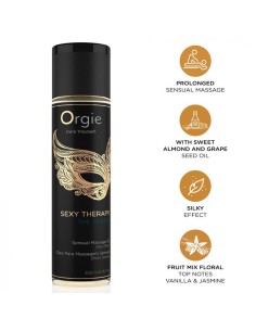 ORGIE - SEXY THERAPY THE SECRET SENSUAL MASSAGE OIL 200 ML
