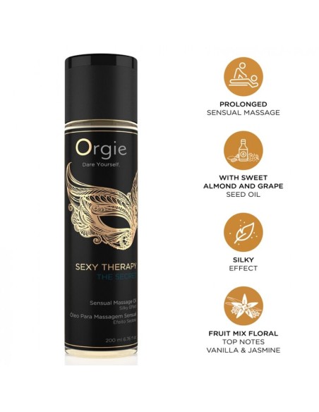 ORGIE - SEXY THERAPY THE SECRET SENSUAL MASSAGE OIL 200 ML