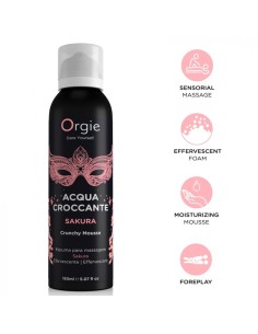 ORGIE - ACQUA CROCCANTE SAKURA CRUNCHY MASSAGE MOUSSE 150 ML