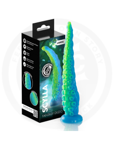 EPIC - SCYLLA FLUORESCENT THIN TENTACLE DILDO LARGE SIZE