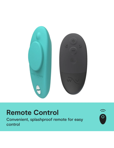 WE-VIBE - MOXIE+ MAGNETIC-CLIP PANTY VIBRATOR AQUA