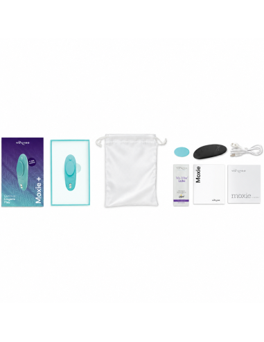 WE-VIBE - MOXIE+ MAGNETIC-CLIP PANTY VIBRATOR AQUA