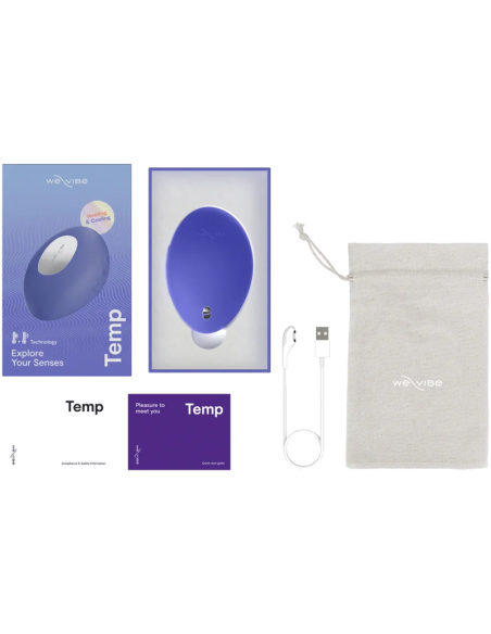 WE-VIBE - TEMP HEATING AND COOLING VIBRATOR LAVENDER BLUE