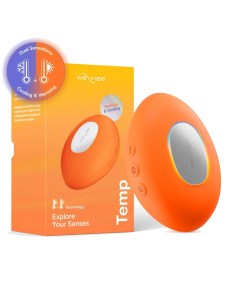 WE-VIBE - TEMP HEATING AND COOLING VIBRATOR TANGERINE