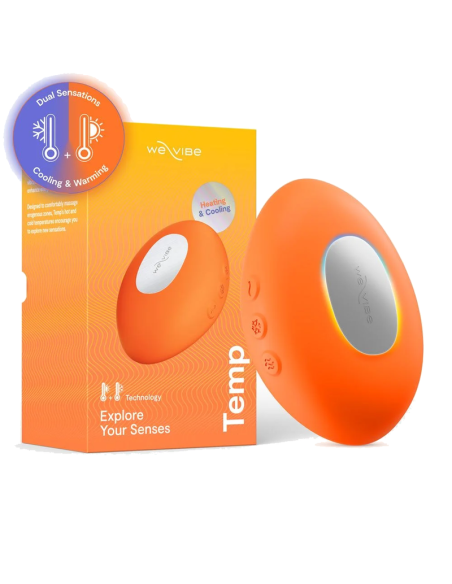 WE-VIBE - TEMP HEATING AND COOLING VIBRATOR TANGERINE