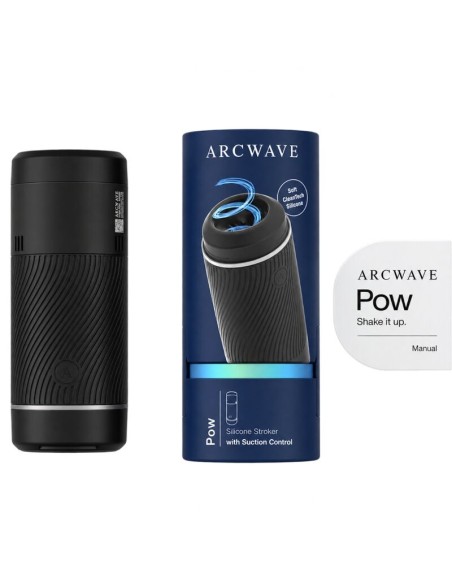 ARCWAVE - POW MANUAL STROKER WITH SUCTION CONTROL BLACK