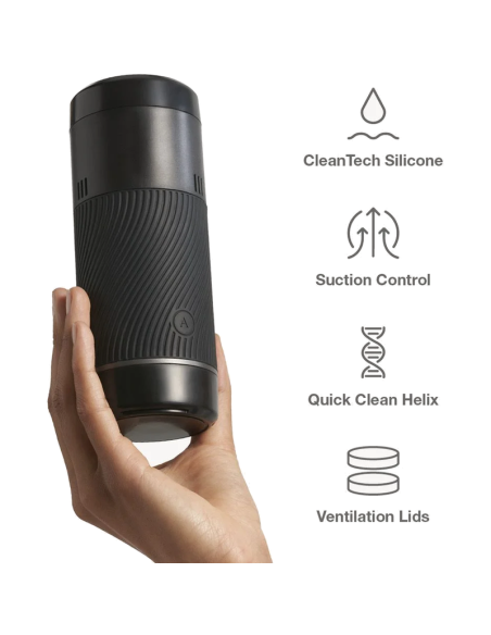 ARCWAVE - POW MANUAL STROKER WITH SUCTION CONTROL BLACK