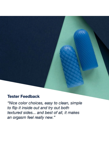 ARCWAVE - GHOST REVERSIBLE SILICONE STROKER BLUE