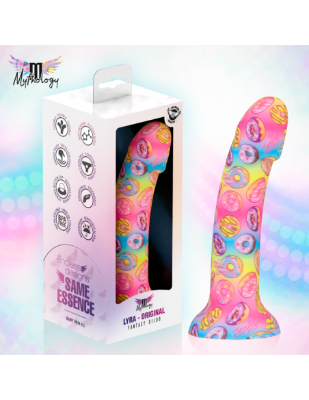 MYTHOLOGY - LYRA 2 SILICONE DILDO 19 CM Ø 3.3 CM DONUTS