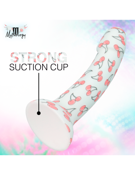 MYTHOLOGY - LYRA 3 SILICONE DILDO 17 CM Ø 3.6 CM CHERRIES