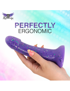 MYTHOLOGY - LYRA 10 SILICONE DILDO 17 CM Ø 3.6 CM PURPLE... 2