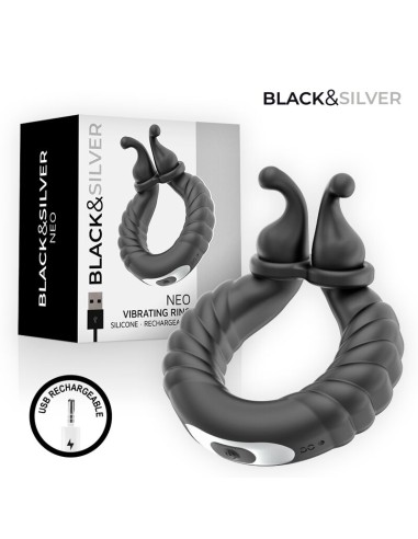 BLACK  SILVER - NEO RECHARGEABLE COUPLES'...