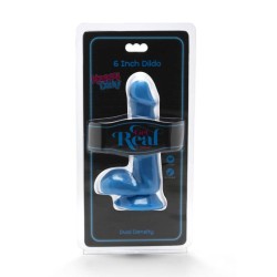 GET REAL - HAPPY DICKS DILDO 12 CM BALLS BLUE 2