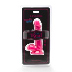 GET REAL - HAPPY DICKS DILDO 12 CM BALLS PINK 2