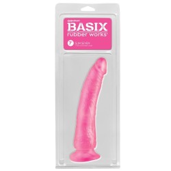 BASIX - PENE DE GELATINA SLIM 19 CM ROSA 2
