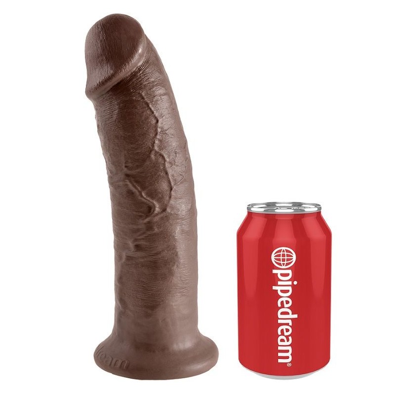 KING COCK - 10 DILDO BROWN 25.4 CM